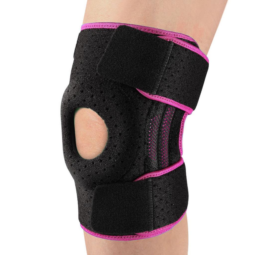 Knee Brace for Women & Men - Adjustable Support with Side Stabilizers & Patella Gel Pad - Relief for Meniscus Tear