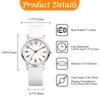 Women's Watch Silicone Simple Rubber Band Analog Display Waterproof Quartz Fashion Watch - Birthday Christmas Valentine's Day Gift