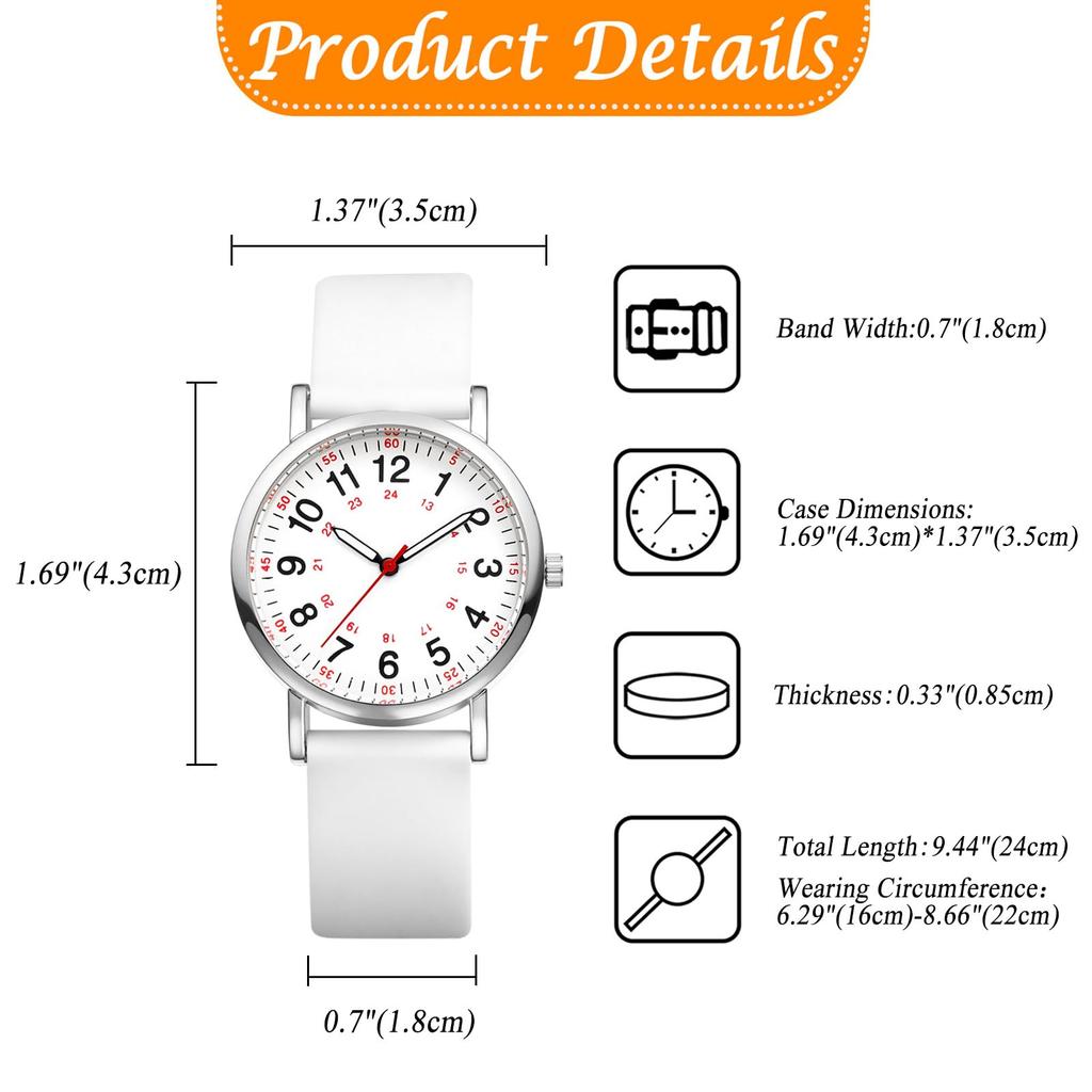 Women's Watch Silicone Simple Rubber Band Analog Display Waterproof Quartz Fashion Watch - Birthday Christmas Valentine's Day Gift