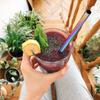 7 Colors 8.5" Wide Metal Drinking Straw 304 Stainless Steel Straws Set Reusable Boba Straw for Bubble Tea Milk Bar Accessory