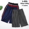 Sommar lösa shorts för män Tunna elasticitet Andningsbar Stretch Snabbtorkande Casual Plus Size Pyjamasbyxor Strandshorts