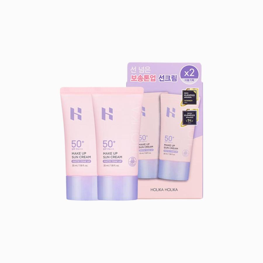 

Holika Holika Makeup Sunscreen SPF50+ PA+++ 35ml+35ml 2pc
