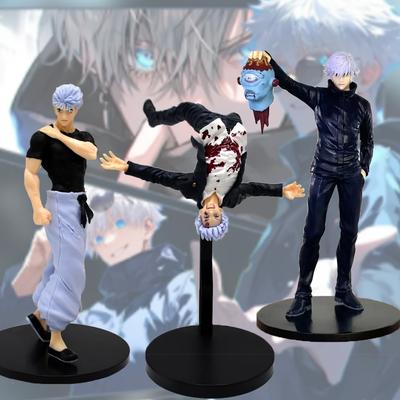 Anime Megumi Jujutsu Kaisen Nanami Figures Satoru Gojo Geto Suguru Sitting Look Up Toji Figure PVC Model Collection Toy Gifts