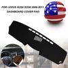 Leather Car Dashmat Dash Mat For Lexus IS250 IS350 2006-2011 Dashboard Cover Pad