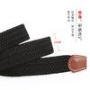 Casual Belt Multi-Color Elastic Pin Buckle Belt Leather Men'S Elastic Woven Belt