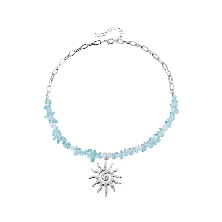 

Trendy Colorful Beaded Sunflower Necklace Designs For Comfortable And Versatility озеро синього кольору