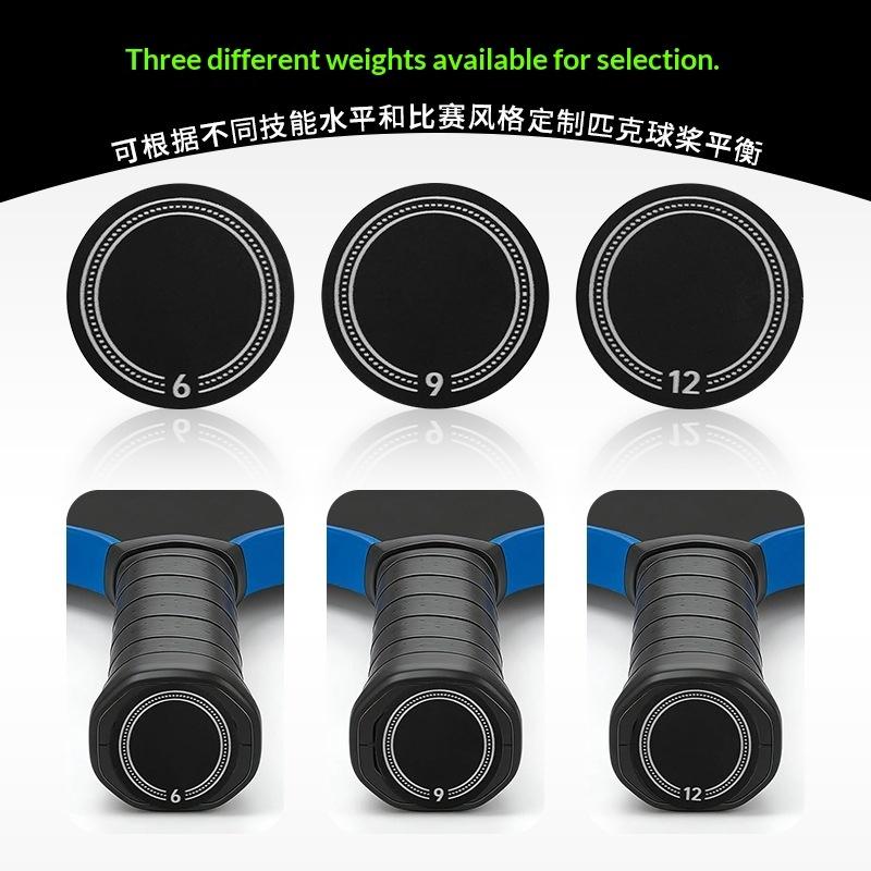 Pickleball Paddle Cover Weights Control Training Fast Swing Response Pickleball Paddle Butt Cover Replacement For Players