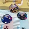 Jujutsu Kaisen Gojo Satoru Double Flash Reflektierend Holografisch Silber Lauch Abzeichen Anime Fan Merchandise Anstecknadel Geschenk Zubehör