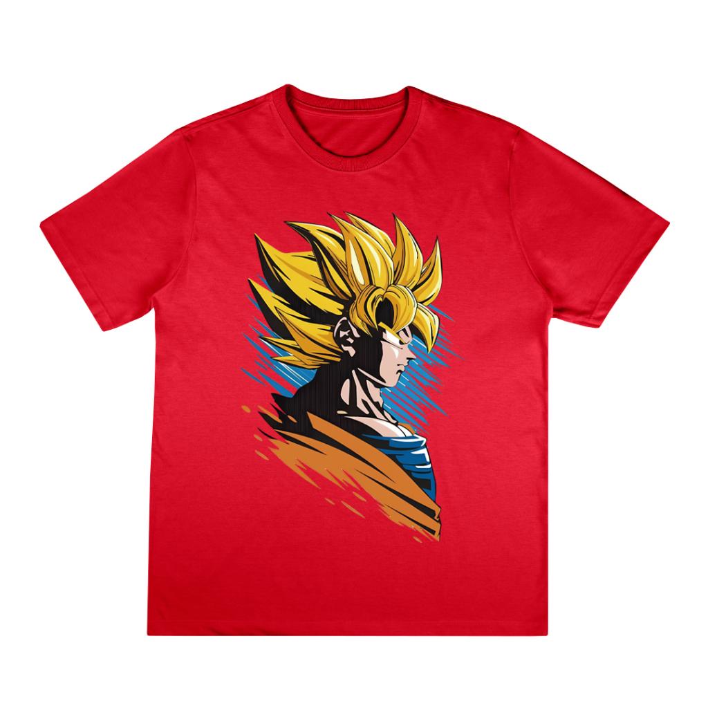 Dragon Ball Anime Saiyan Son Goku Men Women Summer T-shirt Harajuku Retro Short Sleeve Loose Oversized Casual Comfort Y2k Top