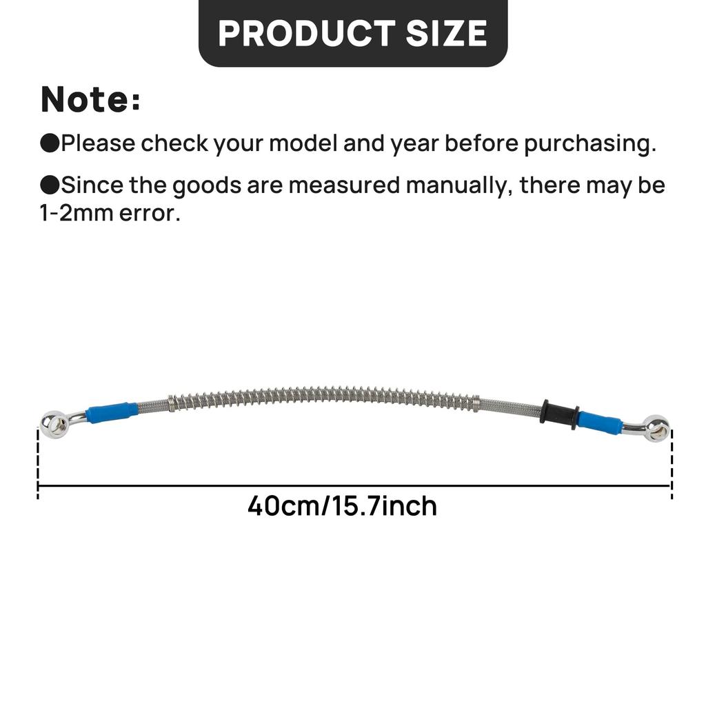 40cm M10 Brake Oil Hose Line Cable for Motorcycles/Motorcycles Universal