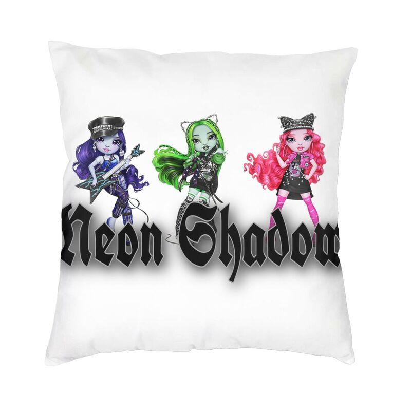 

Радужный ярко-фиолетовый чехол для подушки 40x40 см, аниме, мультфильм, ТВ, мягкий бархат, Роскошная наволочка для автомобиля, дивана, офиса, отеля, наволочки 30x30cm 12x12in