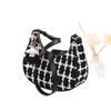 Niche Design Fashion Plaid Messenger Bag Women'S Tide Versatile Dumpling Bag Shoulder Bag