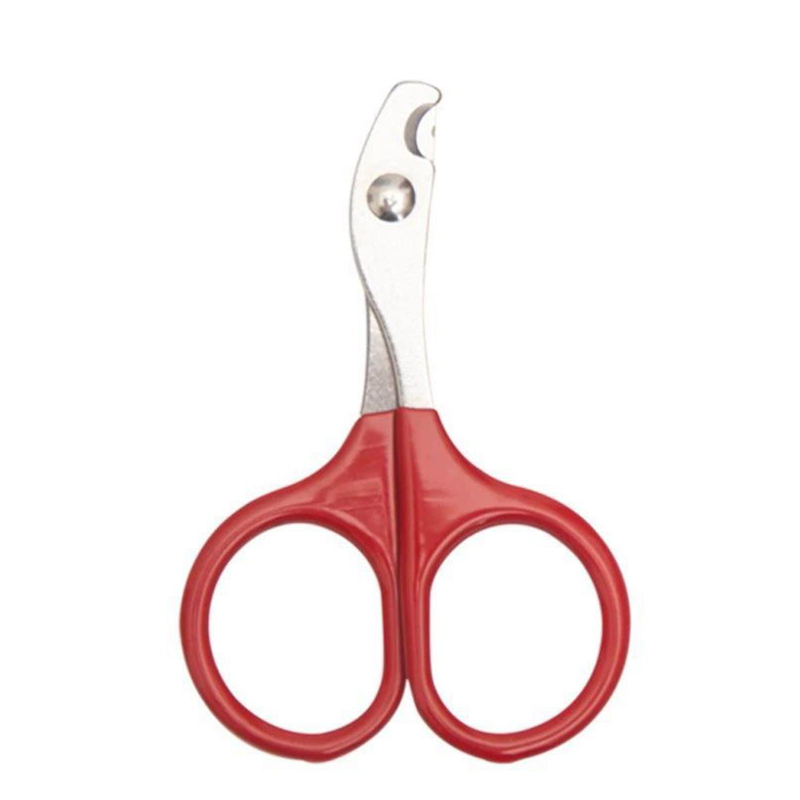 YDMHYLAI Pet Nail Clippers Pet Nail Scissors Grooming Cleaning Supplies for Cats and Dogs Clippers(Color3) one size красный