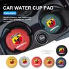 For Abarth Car Water Cup Pad Insert Coaster Pad Auto Accessories FIAT 500 Ducato Stilo Palio UNO Astra Bravo Tipo V10