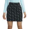Nike Logo All Over Print Comfortable Casual Skirt Women Skirts Black DD5072-010