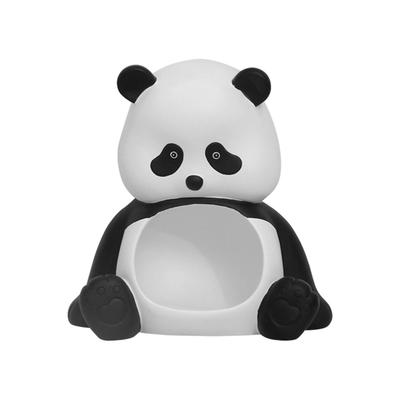 Panda Serving Tray Keys Wallets Fruit Holder Storage Ornament Home Office Table Decor Sculpture