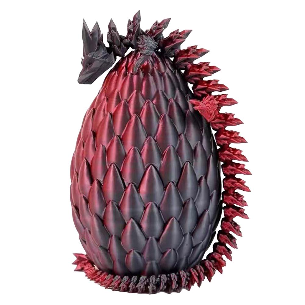 Articulated Dragon 3D Printed Dragon with Egg Stress Relief Fidget Dragon Egg Toy Novelty Gift Fidget Dragon Toy for Adults Kids