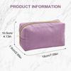 Corduroy Zipper Pencil Case Large Capacity Stationery Organizer Corduroy Pencil Case Pouch For Back To School Students