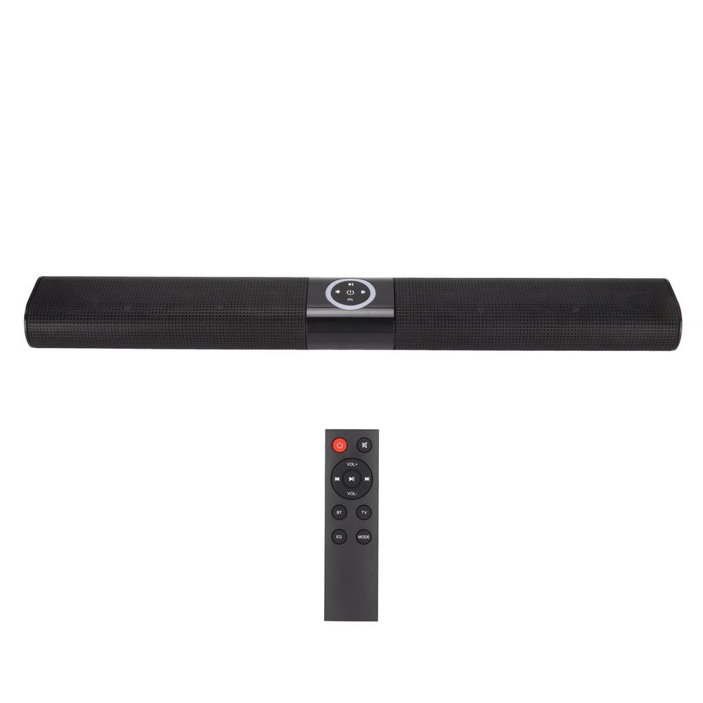 TV Bluetooth Speaker Stereo RGB Colorful Light Wireless Long Speaker with Remote Control for PC Cellphone Game Consoles