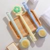 Soft Hair Shower Body Brush Long Handle Bathroom Wash Brush Bathing Massage Back Body Scrubbing Supplies Exfoliating Brush