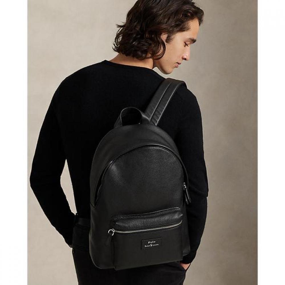 Polo Ralph Lauren Men S Pebble Leather Backpack mapobgS01320192001