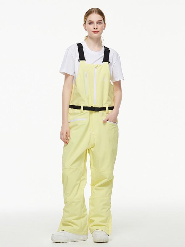 Unisex Waterproof Ski Pants with Suspenders - Warm, One-Piece Snowboarding & Ski Apparel