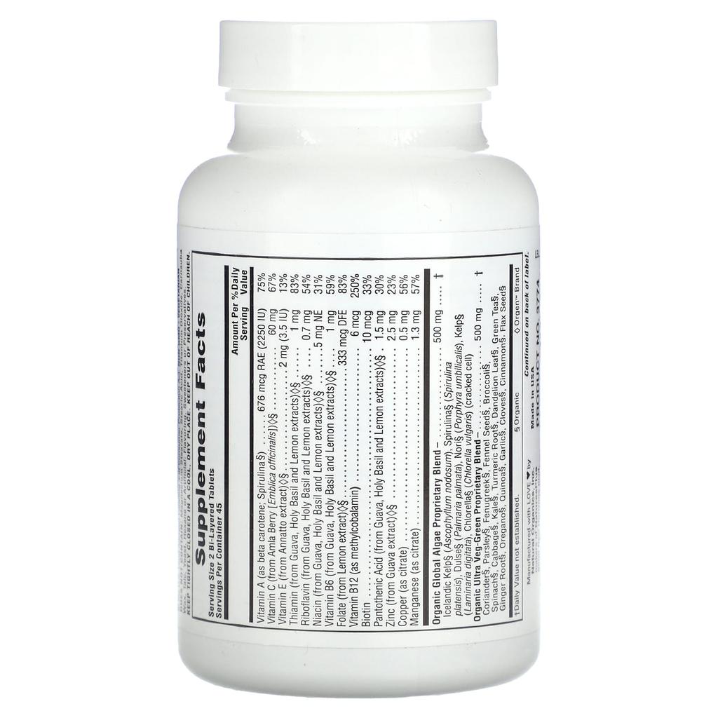 Ultra Juice Green, 90 Tablets