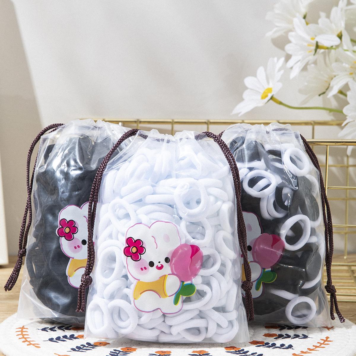 

200/300 шт. Женские резинки для волос Эластичные резинки для волос Хвост Держатель Резинки Скранчи Аксессуары для волос для девочки повязка на голову