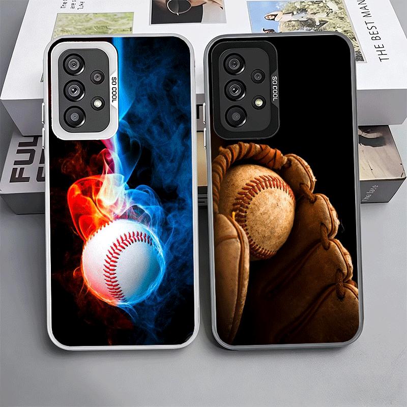 Baseball Sport Soft Phone Case for Samsung A17 A16 A15 A14 A13 A57 A56 A55 A54 A53 A37 A36 A35 A34 A33 A26 A25 A24 A23 A52