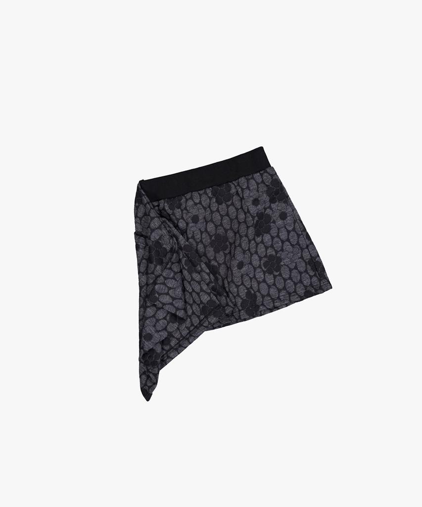 Yeongmailweeo Loose Quilted Skirt (Black)