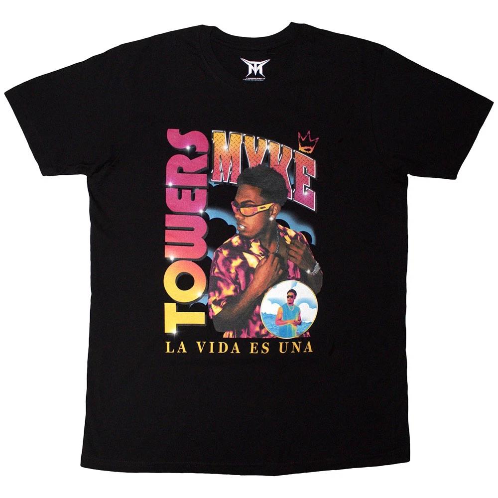 Myke Towers Throwback Official Mens Unisex T-Shirt S