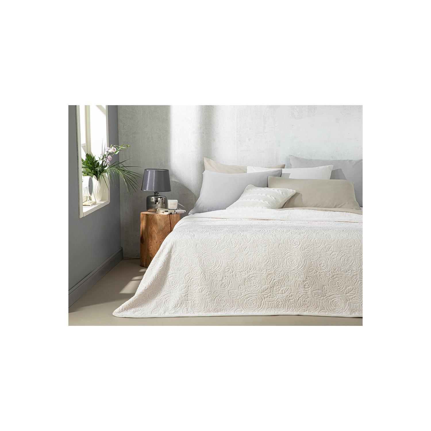 

Одеяло двойное Shabby Rose Emboss 200X220 см кремовое