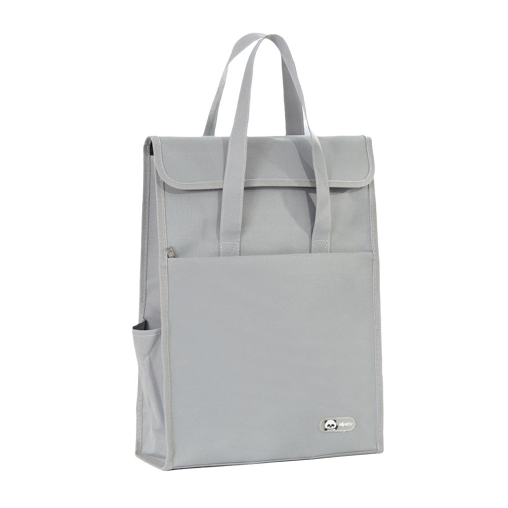 Durable Tote Bag Multiple Pockets Double-Layer Student Tutorial Bag Oxford Cloth Large Capacity Shoulder Handbag Document