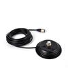 Magnetic Mount Base for CBVHFUHFHF Mobile Antennas, Amateur Radio, MJ-MP Connector, 5m RG58 Cable, Heavy-Duty Magnetic Base, TC-110MM