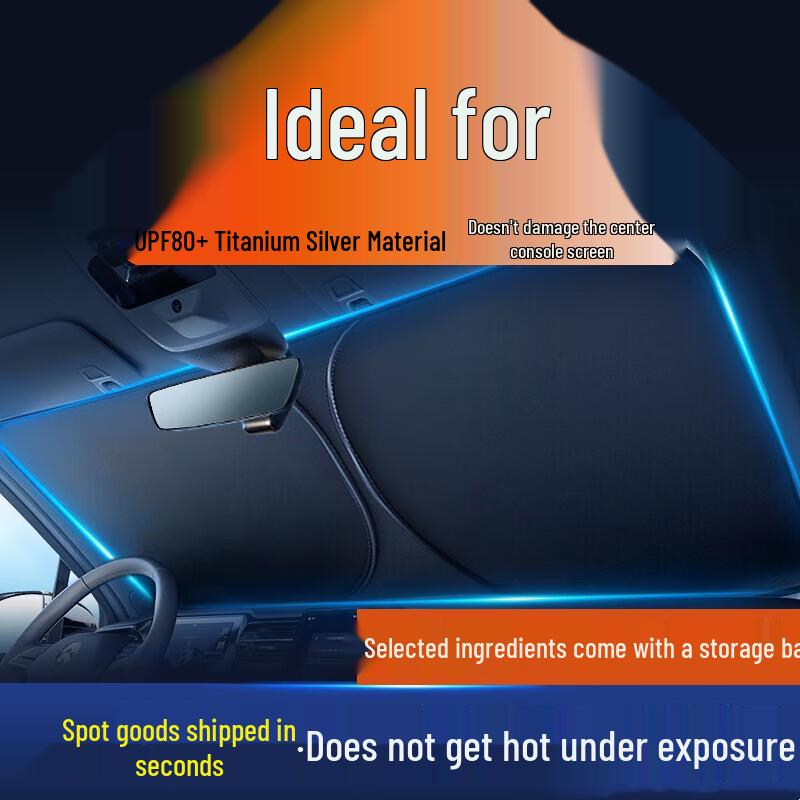 Car Sunshade Front Windshield 2026: Heat Insulation & Sun Protection Umbrella