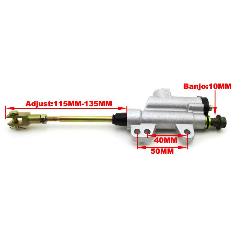 Rear Brake Master Cylinder Pump For Chinese CRF50 XR50 KLX110 TTR SSR Apollo IMR Thumpstar YCF SDG DHZ Pit Dirt Bike Motorcycle