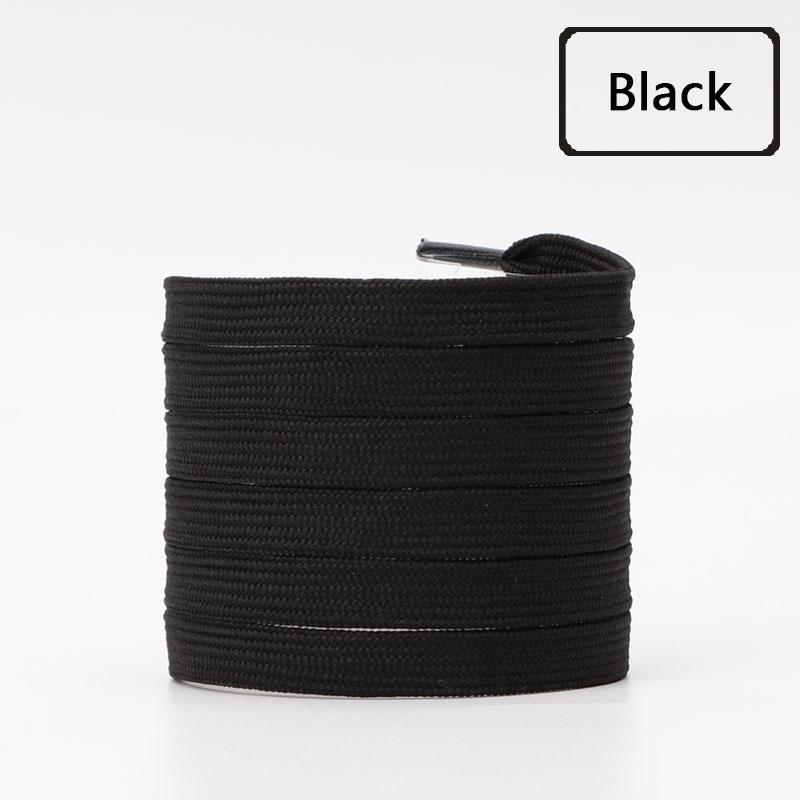 1Pair/3Pair New 0.8cm Wide Flat Durable Shoelace Suitable for A Variety of Shoes Solid-color High-quality Shoelaces