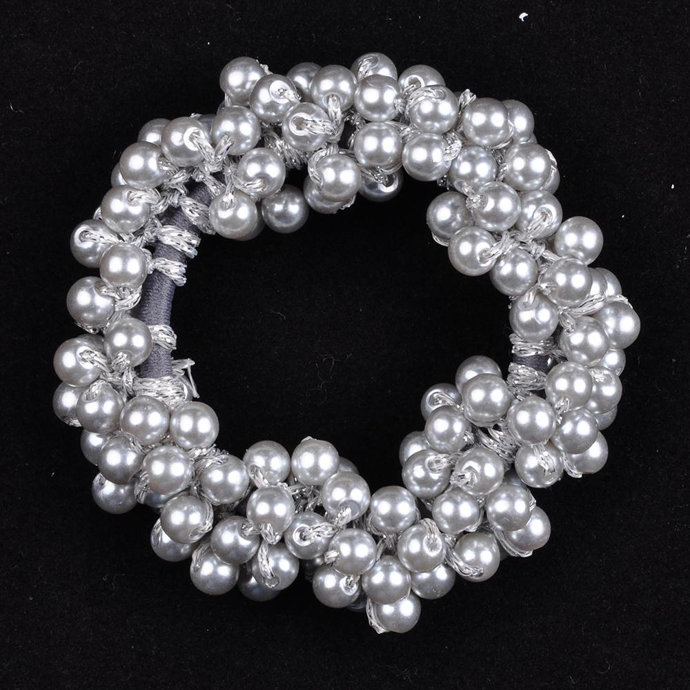 New Girls Imitation Pearl Elastic Hair Rubber Bands Bracelet Ponytail Holder Hair Ties Bands Rope Fashion Women Hair Accessories