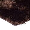 Tapis à poils longs chocolat 190x200