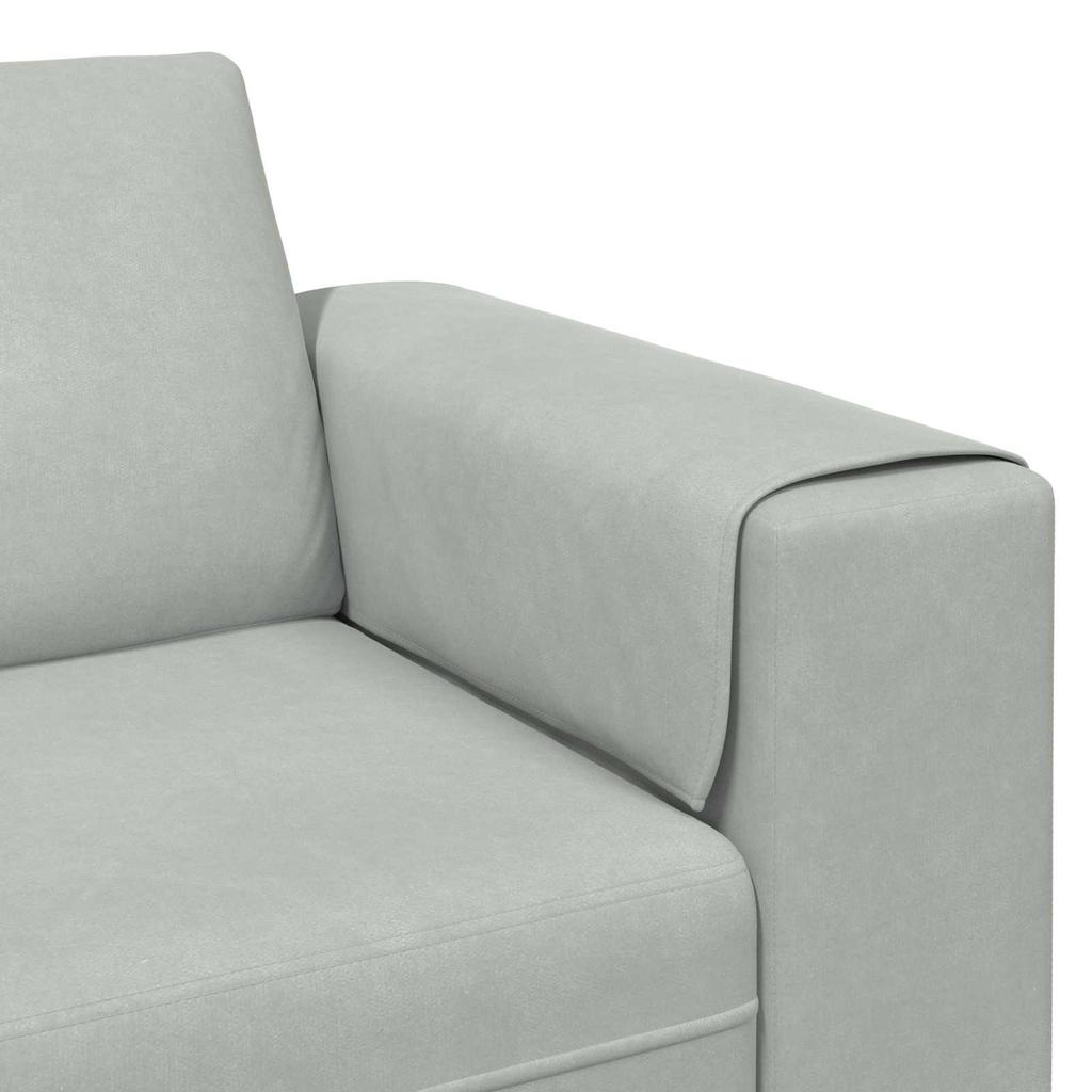 Living Room Sofa Set 3 pcs Light Grey 250 x 188 x 76 cm
