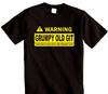 Warning Grumpy Old Git T-Shirt | Funny Novelty Gift for Dad or Grandad