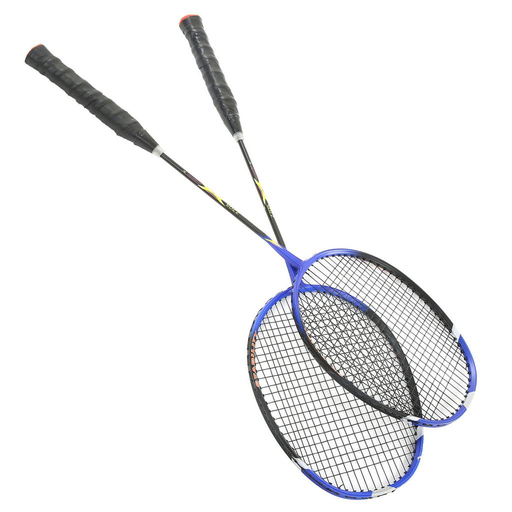 2Pcs Badminton Racket Carbon Alloy Ultra Light Sports Accessory for Training Competition