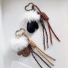 Handmade PU Leather Glove Shaped Bag Charm Keychain Accessory for Fashion Enthusiasts Unique Backpack Accessories