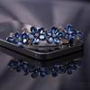 Rhinestone Spring Clip Hairpin Large Size Back of Head Half-tied Hairpin  for Women