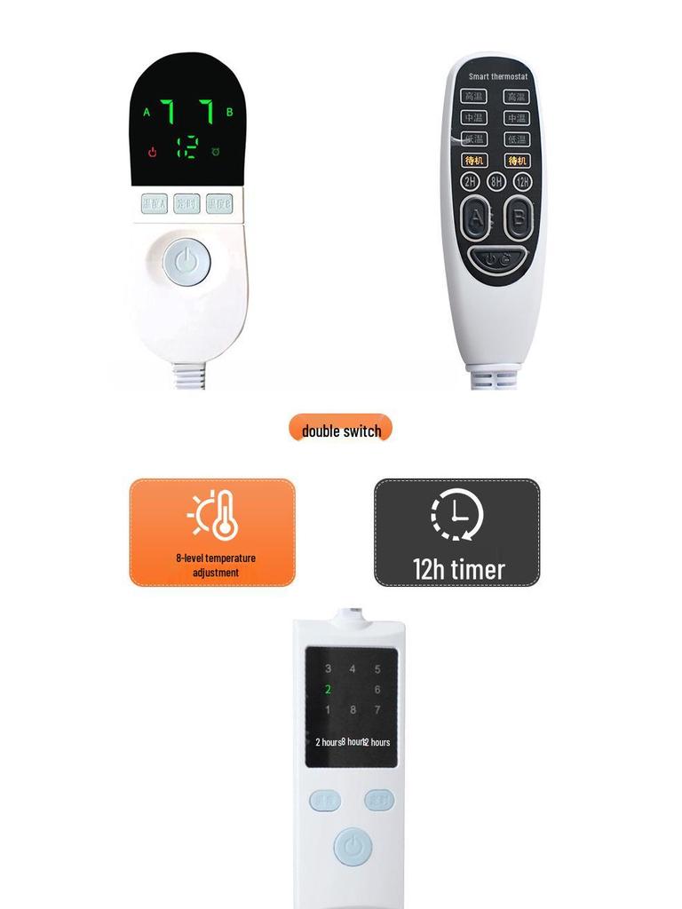 Car & Truck Electric Blanket - 12V/16V/24V Single & Double Heating Mattress Pad