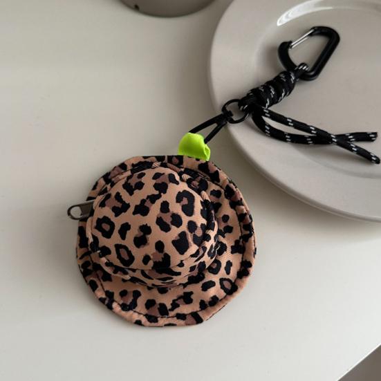 Keychain Mini Coin Purse Cute Small Hat Coin Pouch Bag Charm Tiny Organizer for Jewelry Keys Coins Fashion Backpack Accessory