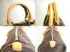 Authentic LOUIS VUITTON Monogram Brown Leather Duffle Bag Boston Bag Keepall 45 #a867  Refurbished