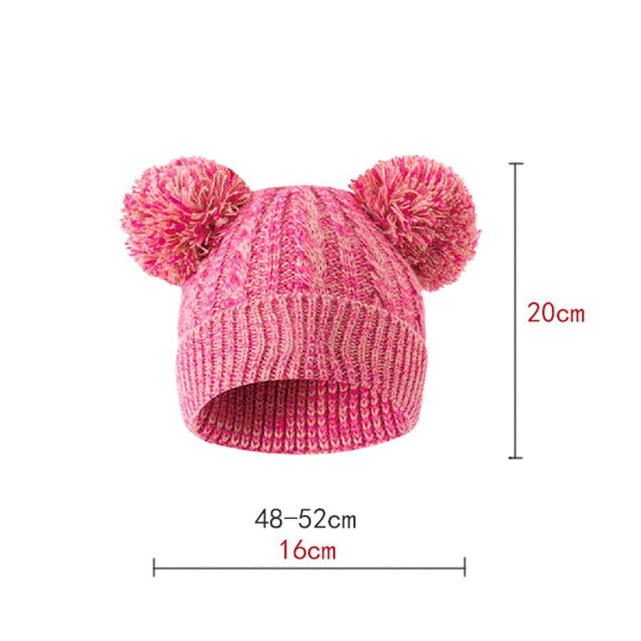 3pc3-12Y Children's Cap, Scarf, Gloves, Autumn and Winter Three-piece Set, Warm and Fluffy Scarf, Mixed-color Cap