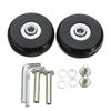 Flexible Travel Luggage Silent Casters 40-70mm Wheel Replacement Set  Suitcase Parts