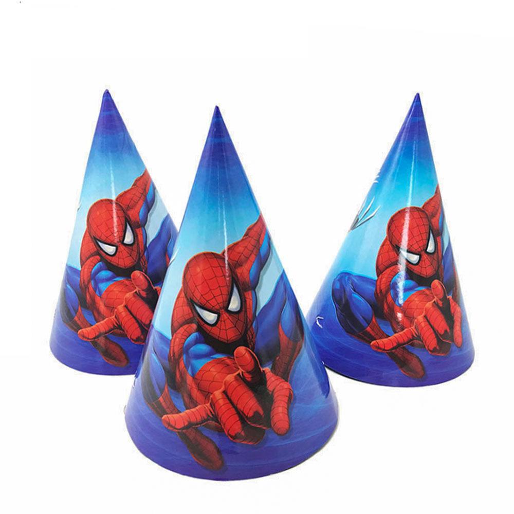 Spider-Man Birthday Party Supplies Disposable Tableware Paper Plate Paper Cup Paper Tissue Boy Decoration Cartoon Eco-Friendly Material